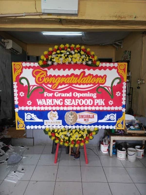 Papan Bunga di Raharja Wanayasa